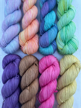 Load image into Gallery viewer, Sweetshop Mix - Organic Cotton- Plant Fibre DK Hand Dyed Yarn