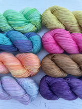 Load image into Gallery viewer, Sweetshop Mix - Organic Cotton- Plant Fibre DK Hand Dyed Yarn