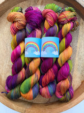 Load image into Gallery viewer, Rustic Rainbow - Pima Cotton - Hand Dyed Plant Fibre Yarn DK
