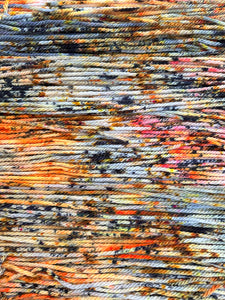 Burning Embers - Autumn Themed Chunky Yarn - Superwash Merino - Hand Dyed