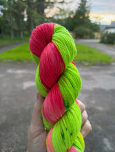 Load image into Gallery viewer, SPECIAL PRICE - Neon Hand Dyed Sock Yarn