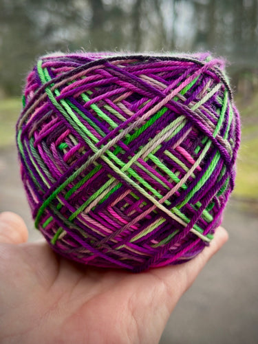 Aurora Borealis - Denbighshire - Inspirational Hand Dyed Yarn