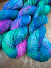 Load image into Gallery viewer, SALE - Aurora Borealis - Hand Dyed 4ply Sock Yarn
