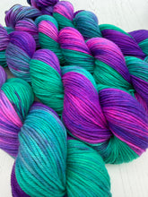 Load image into Gallery viewer, SALE - Mermaid - Hand Dyed Neon DK Yarn