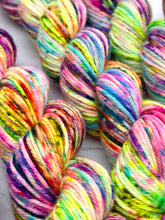Load image into Gallery viewer, Stained Glass - Superwash Merino &amp; Nylon - Hand Dyed Vibrant Speckle Yarn