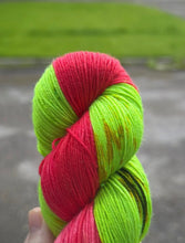 Load image into Gallery viewer, SPECIAL PRICE - Neon Hand Dyed Sock Yarn