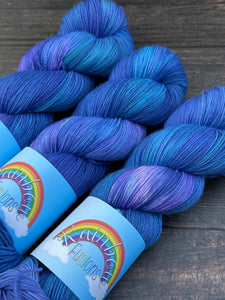 Agapanthus - My Garden in Bloom - Hand Dyed Floral Inspired Yarn