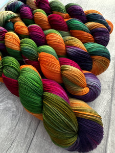 Deciduous - Superwash Merino & Nylon - Hand Dyed Autumn Yarn