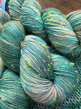 Load image into Gallery viewer, Aurora Boreali - Reykjavik - Inspirational Hand Dyed Neon Neps Yarn