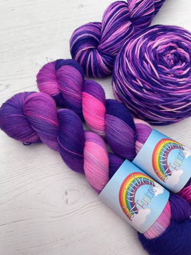 Purple Passion - Hand Dyed Yarn