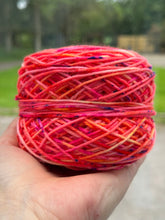 Load image into Gallery viewer, SPECIAL PRICE - Neon Red - Hand Dyed Yarn DK