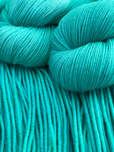 Load image into Gallery viewer, Just Jade - Superwash Merino &amp; Nylon - Hand Dyed Semi Solid Yarn