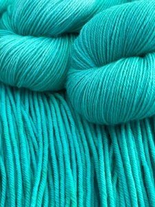 Just Jade - Superwash Merino & Nylon - Hand Dyed Semi Solid Yarn