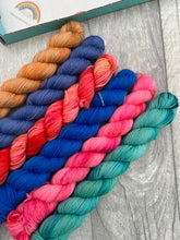 Load image into Gallery viewer, Mini Skeins -  Grab Bag - 4ply Sock Yarn Bundles of x6
