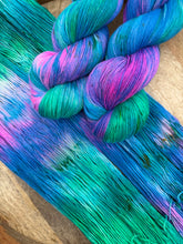 Load image into Gallery viewer, SALE - Aurora Borealis - Hand Dyed 4ply Sock Yarn