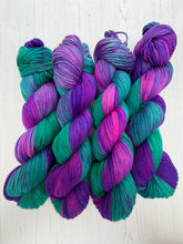 Load image into Gallery viewer, SALE - Mermaid - Hand Dyed Neon DK Yarn