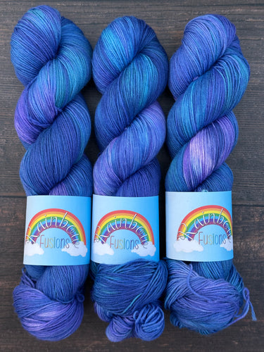 Agapanthus - My Garden in Bloom - Hand Dyed Floral Inspired Yarn