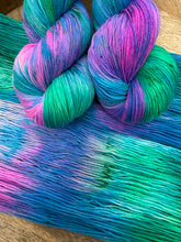 Load image into Gallery viewer, SALE - Aurora Borealis - Hand Dyed 4ply Sock Yarn