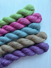 Load image into Gallery viewer, Organic Cotton &amp; Linen - Hand Dyed Plant Fibre - DK