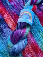 Load image into Gallery viewer, ‘Coral Reef’ Bamboo &amp; Linen - Hand Dyed Plant Fibre Yarn - 4ply