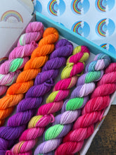 Load image into Gallery viewer, Mini Skeins -  Grab Bag - DK or Sock Yarn Bundle of 6