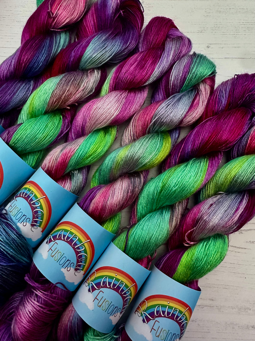 Aurora Borealis - Tencel - Hand Dyed Plant Fibre