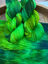 Load image into Gallery viewer, Aurora Borealis - Hand Dyed 4ply Sock Yarn
