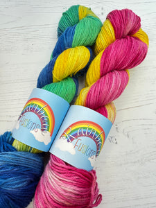 Crocus & Camellia - Organic Cotton & Linen - Hand Dyed Plant Fibre - DK