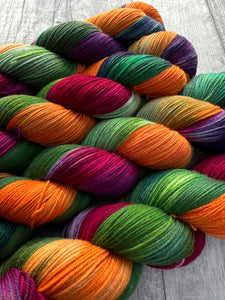 Deciduous - Superwash Merino & Nylon - Hand Dyed Autumn Yarn