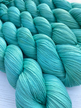 Load image into Gallery viewer, Aqua - Organic Cotton- Plant Fibre 4Ply Hand Dyed Yarn
