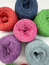 Load image into Gallery viewer, Colours - Mini Bundles of Organic Cotton &amp; Linen - Hand Dyed Plant Fibre - 4ply
