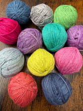Load image into Gallery viewer, SPECIAL PRICE - Bundle of Organic Cotton &amp; Linen - Hand Dyed Plant Fibre - 4ply