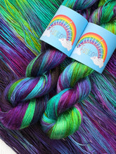 Load image into Gallery viewer, Aurora Borealis - Tencel - Hand Dyed Plant Fibre Yarn DK