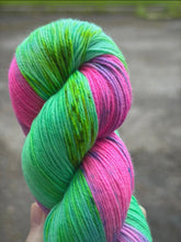 Load image into Gallery viewer, SALE - Neon Yarn - Hand Dyed 4ply Sock