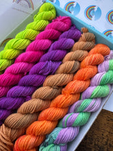 Load image into Gallery viewer, Mini Skeins -  Grab Bag - DK or Sock Yarn Bundle of 6