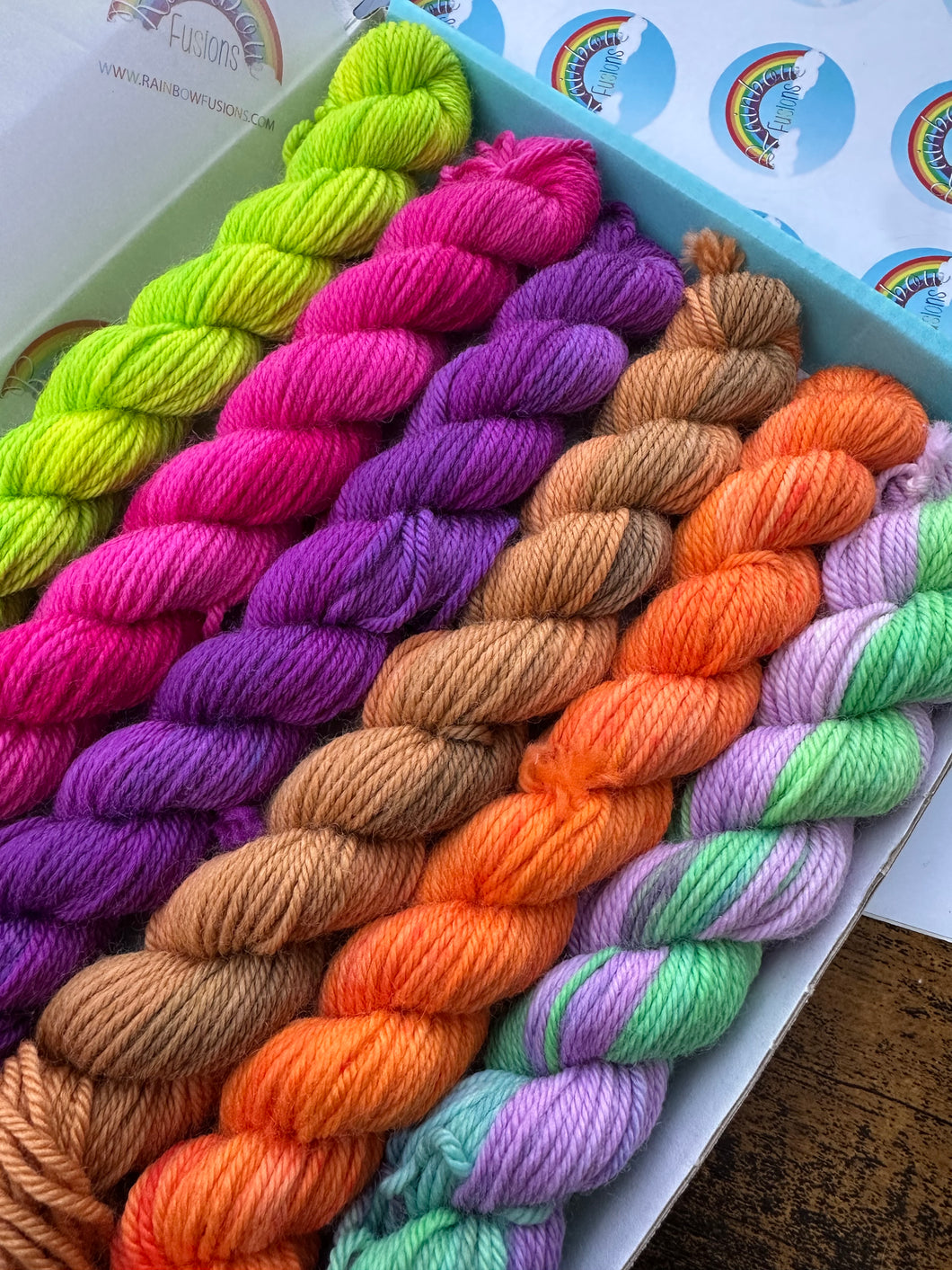 Mini Skeins -  Grab Bag - DK or Sock Yarn Bundle of 6