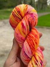 Load image into Gallery viewer, SALE - Variegated - Hand Dyed Neon DK Yarn