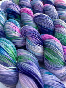 Hydrangea - Superwash Merino & Nylon - Hand Dyed Variegated Yarn