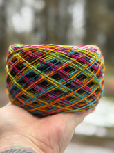 Load image into Gallery viewer, ‘Carnival’ Bamboo &amp; Linen - Hand Dyed Plant Fibre Yarn - 4ply