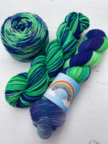 Aurora Borealis - Hand Dyed Yarn