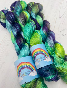 Aurora Borealis - Tencel - Hand Dyed Plant Fibre