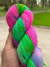 Load image into Gallery viewer, SALE - Neon Yarn - Hand Dyed 4ply Sock