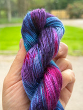 Load image into Gallery viewer, Purple Galaxy - Tencel - Hand Dyed Plant Fibre Yarn DK