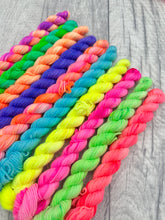 Load image into Gallery viewer, Mini Skeins - Grab Bag - 4ply Sock Yarn - Bundles of 10g 10