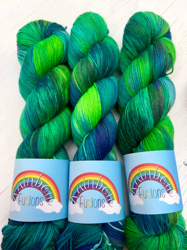 Aurora Borealis - Hand Dyed Yarn