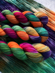 Deciduous - Superwash Merino & Nylon - Hand Dyed Autumn Yarn