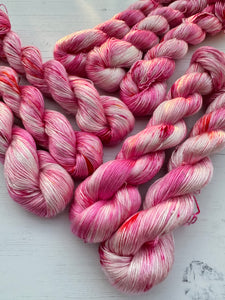 Pink Carnations Flower - Tencel - DK or 4ply Hand Dyed Plant Fibre Yarn