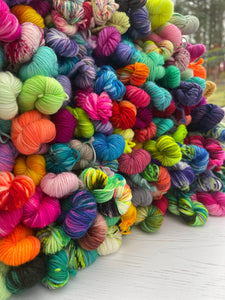 Mystery Mini Skeins - Superwash Merino & Nylon - DK or Sock