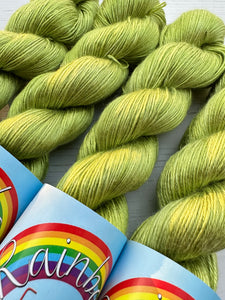 Avocado Green - Tencel - Natural Plant Fibre Hand Dyed Yarn