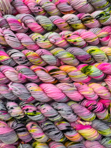 Fairies in the Snow - Sock or DK - Superwash Merino & Nylon Hand Dyed Knitting & Crochet Yarn
